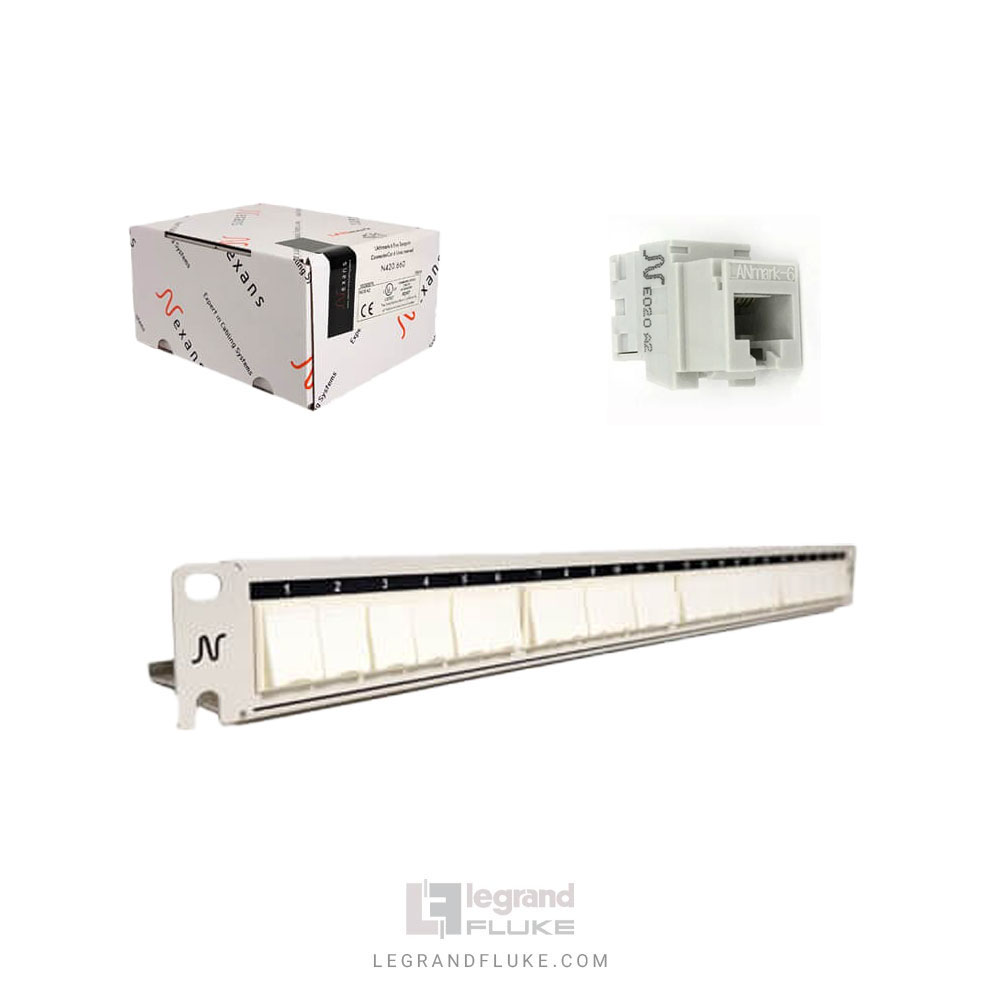 0007618_-10 c پچ پنل شبکه UTP CAT6 نگزنس - Image 1