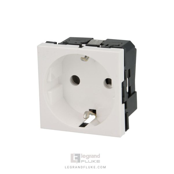 پریز برق ارت سفید لگراند - 77210