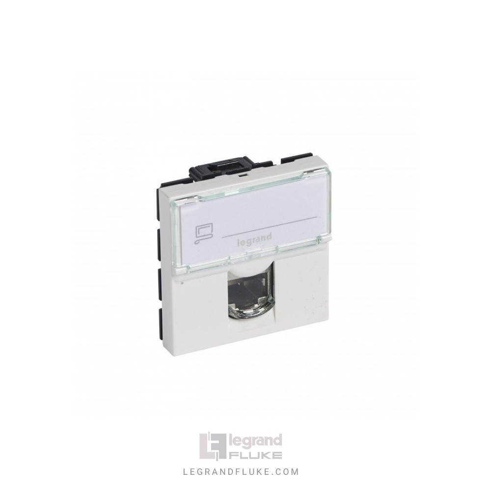 کیستون شبکه Cat6A پهن لگراند 76576 | سرعت 10G، ضد نویز، نصب آسان