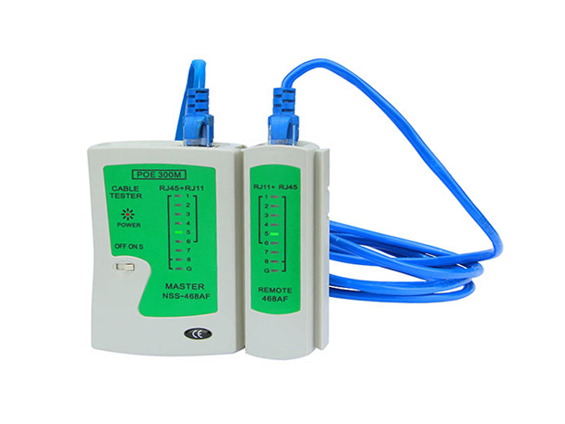 نحوه تست کابل شبکه با تستر