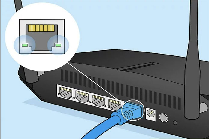 بررسی چراغ وضعیت مودم